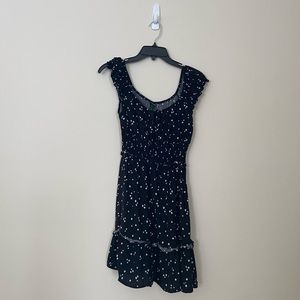 Target Black White Floral Dress size XS
